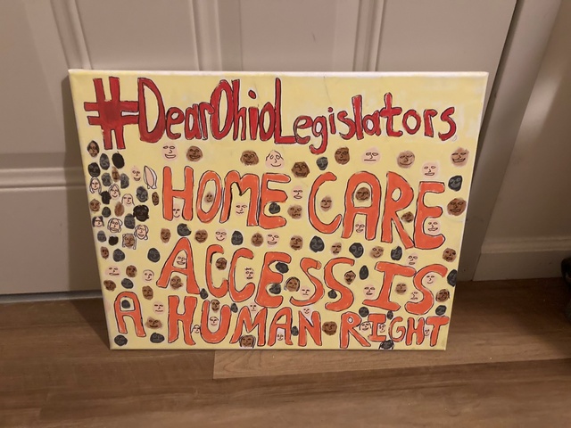Sign: #DearOhioLegislators HOME CARE ACCESS IS A HUMAN RIGHT