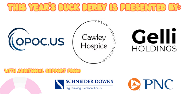 26 Duck Derby sponsors
